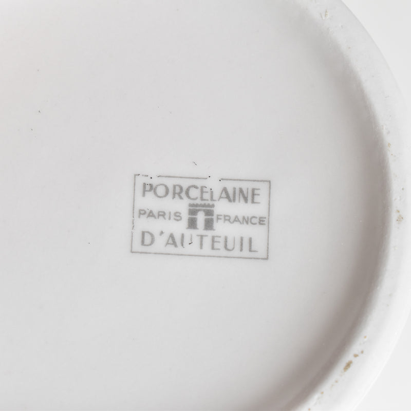 Vintage Coffee Pot, Porcelaine d'Auteuil, Bistrot