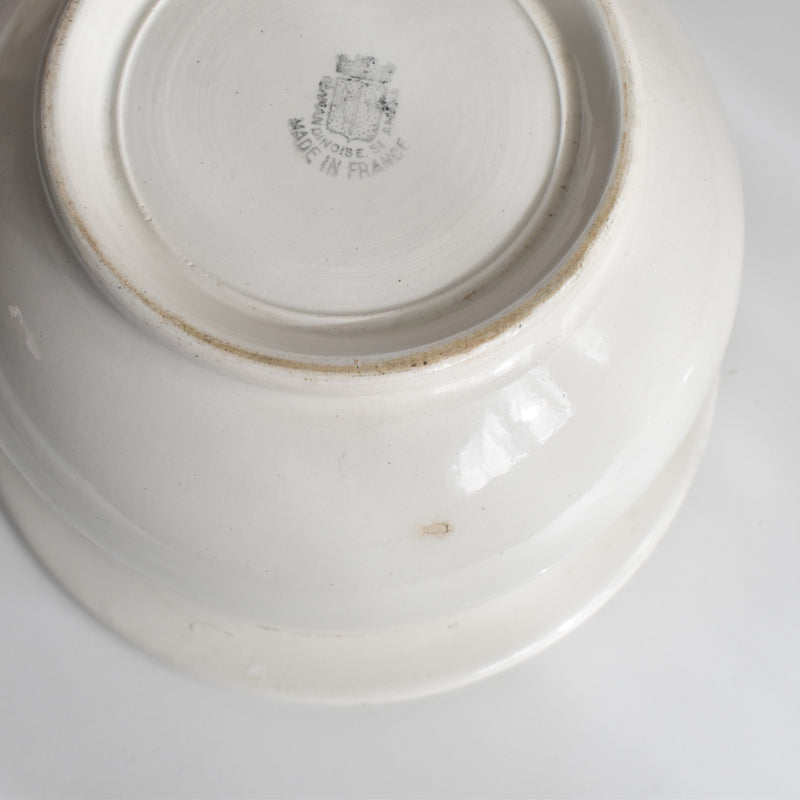 アンティークポット サンタマン ホワイト