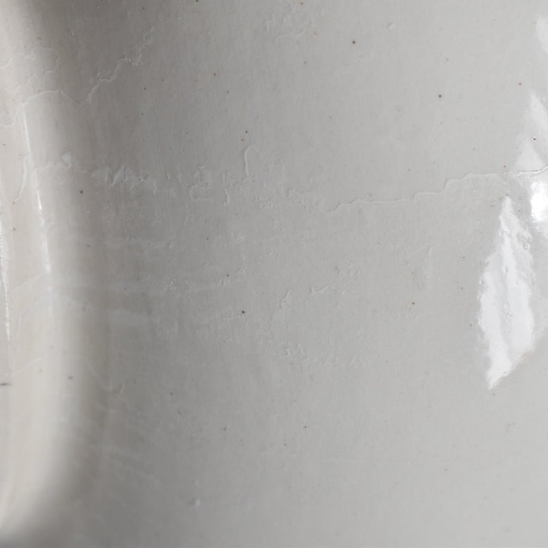 アンティークポット サンタマン ホワイト