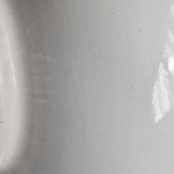 アンティークポット サンタマン ホワイト