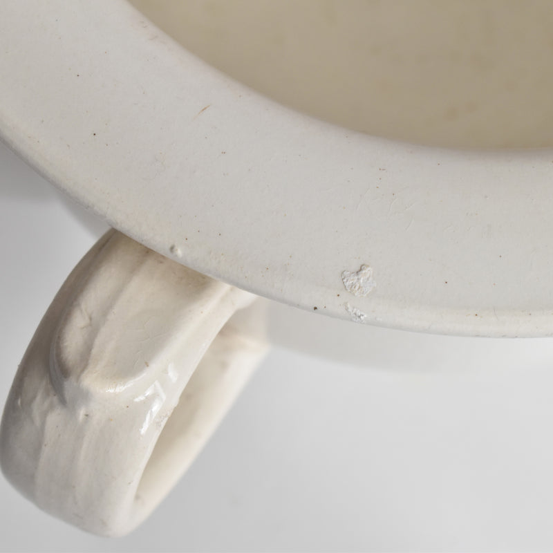 アンティークポット サンタマン ホワイト