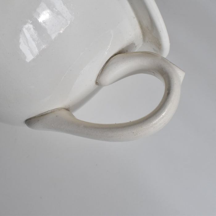 アンティークポット サンタマン ホワイト