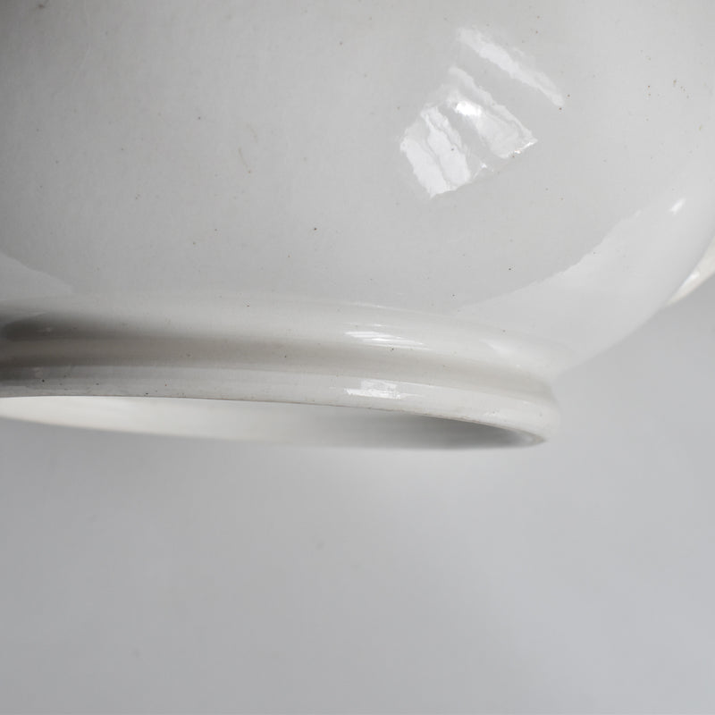 アンティークポット サンタマン ホワイト