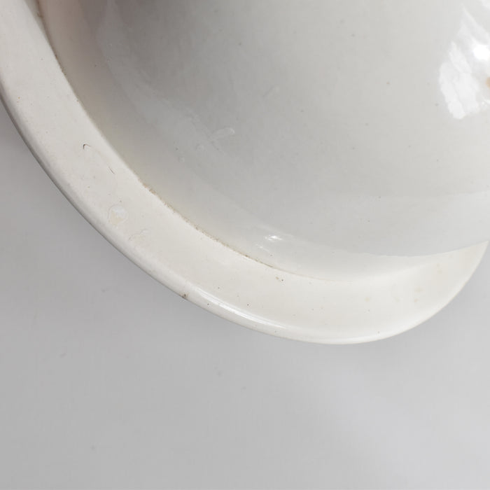 アンティークポット サンタマン ホワイト