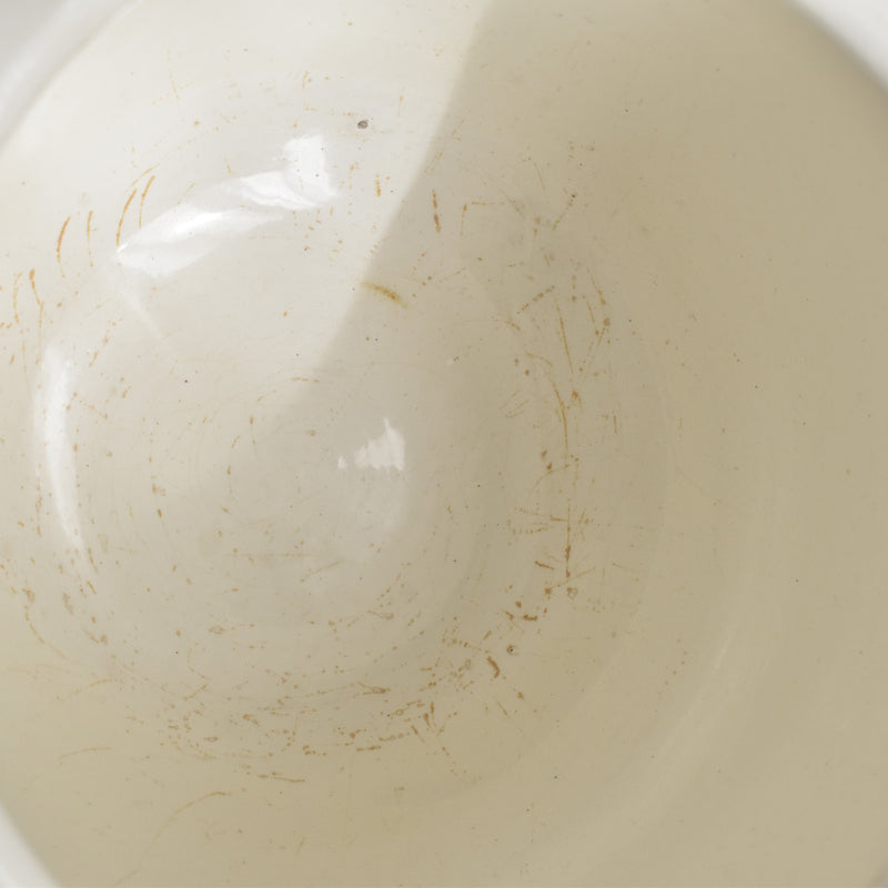 アンティークポット サンタマン ホワイト