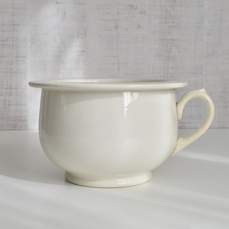 アンティークポット サンタマン ホワイト