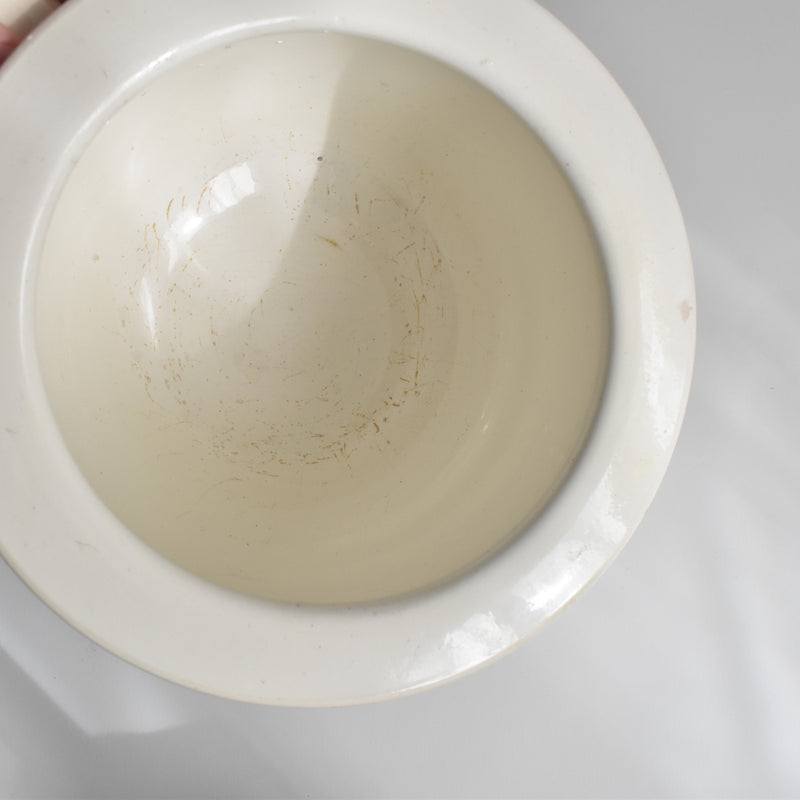 アンティークポット サンタマン ホワイト