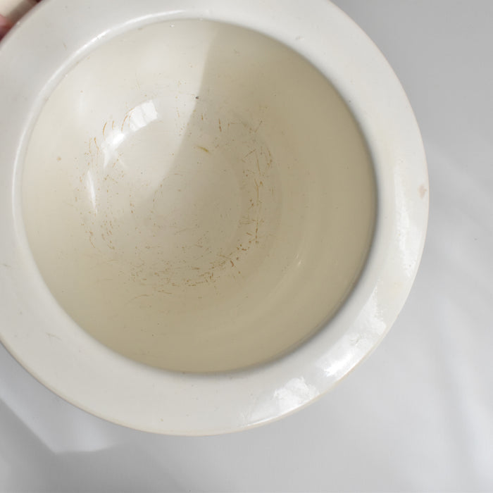 アンティークポット サンタマン ホワイト