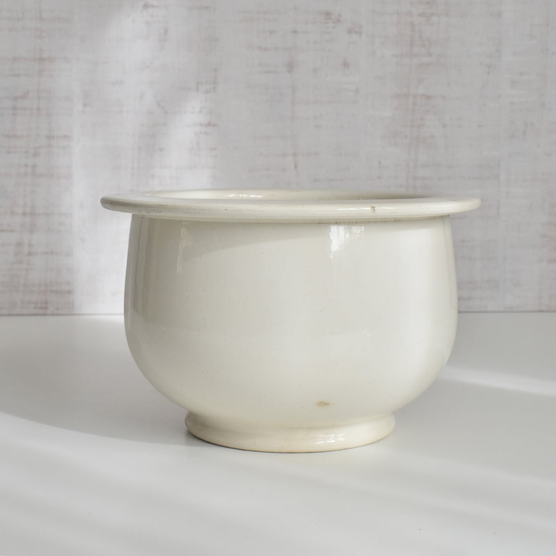 アンティークポット サンタマン ホワイト