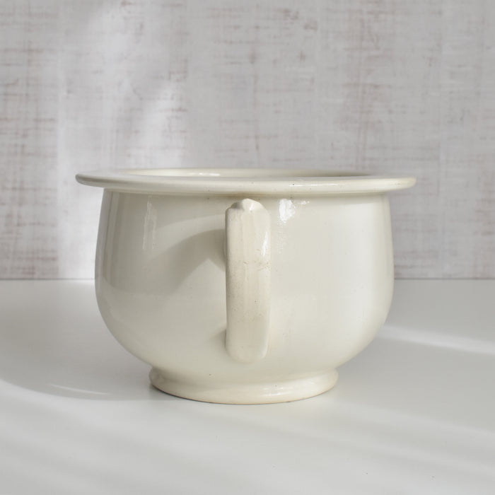 アンティークポット サンタマン ホワイト