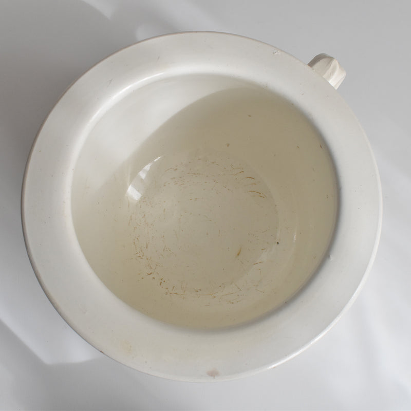 アンティークポット サンタマン ホワイト