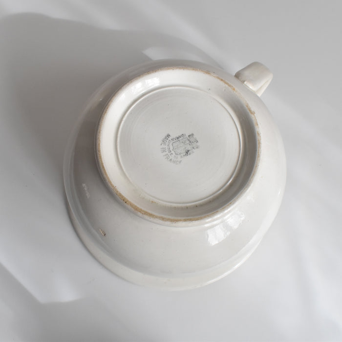 アンティークポット サンタマン ホワイト