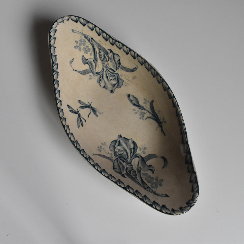 Antique Raviere Badonviller Iris