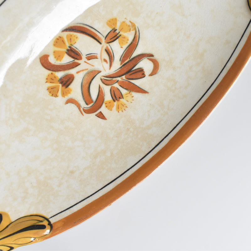 Antique ravier Creil et Montereau Oeillets A