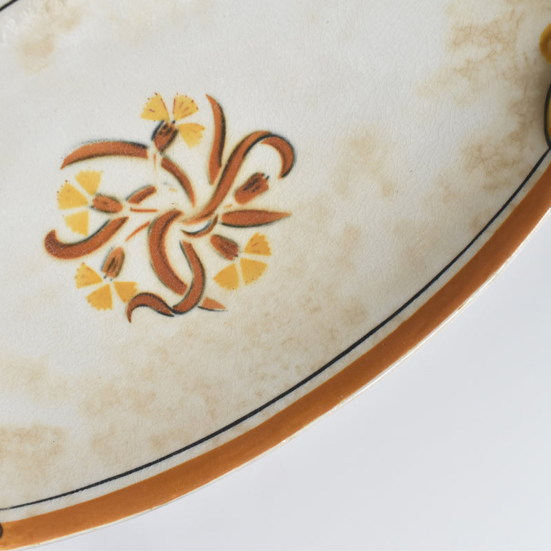 Antique Raviers Creil et Montereau Oeillets B