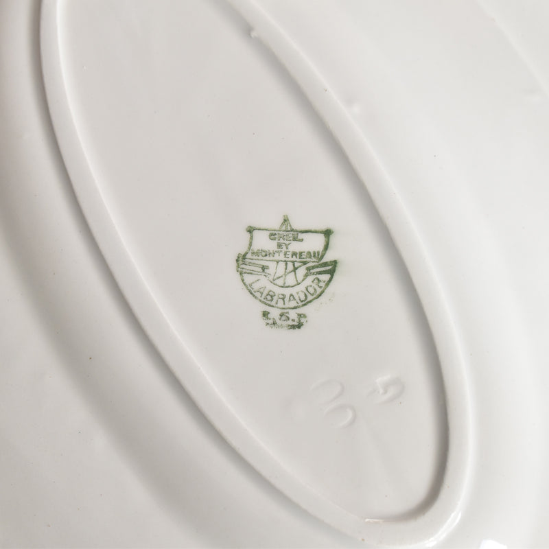 Antique Raviere Creil et Montereau White