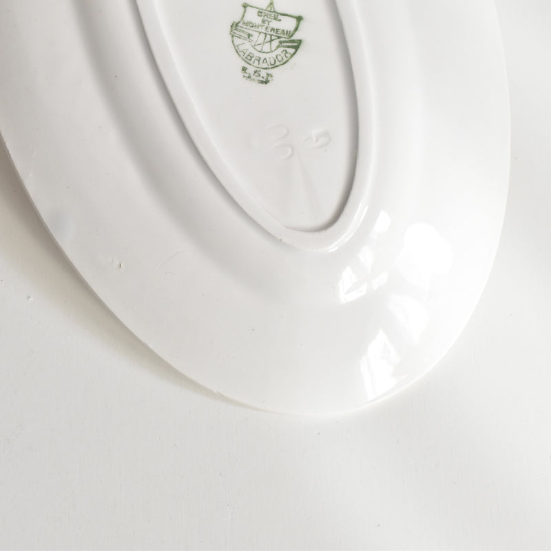 Antique Raviere Creil et Montereau White