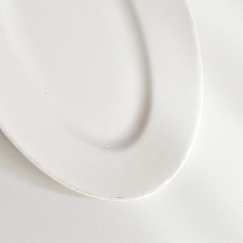 Antique Raviere Creil et Montereau White