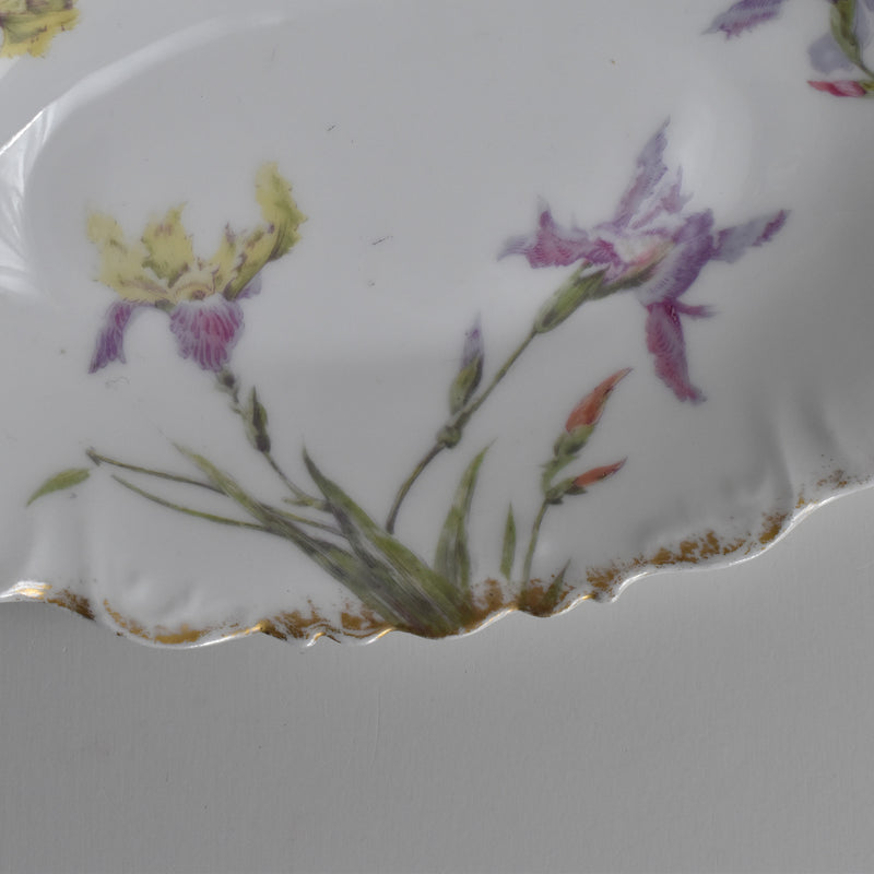 Antique Raviers Limoges Elite Iris D