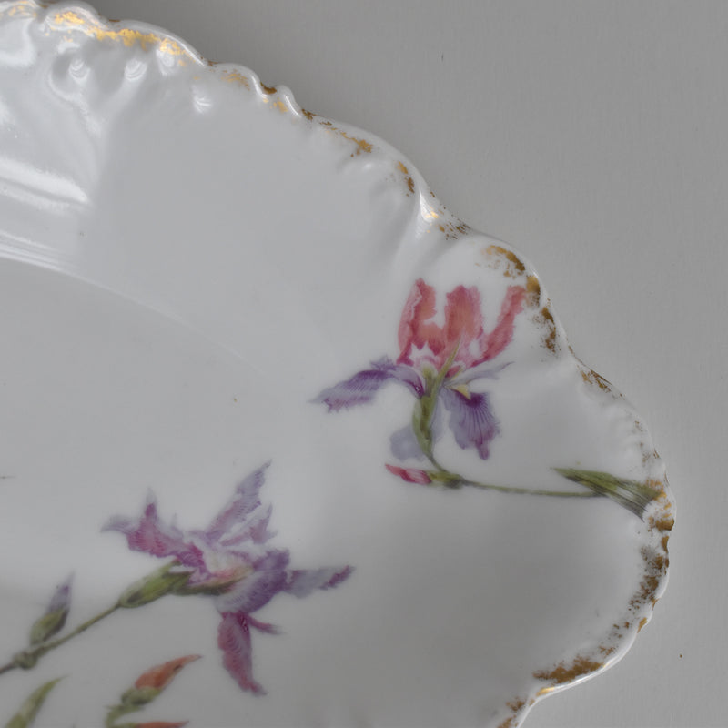 Antique Raviers Limoges Elite Iris D