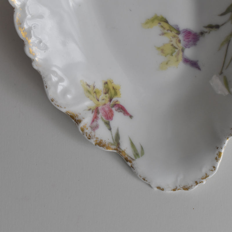 Antique Raviers Limoges Elite Iris D