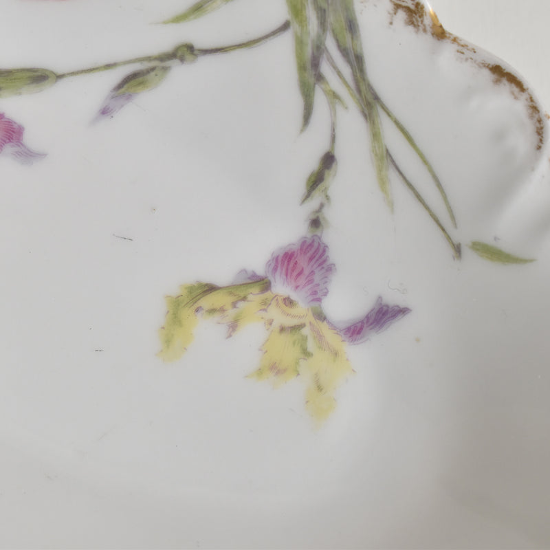 Antique Raviers Limoges Elite Iris D