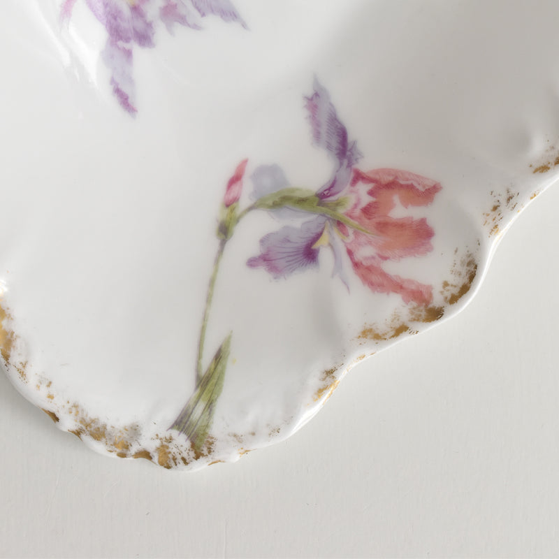Antique Raviers Limoges Elite Iris D