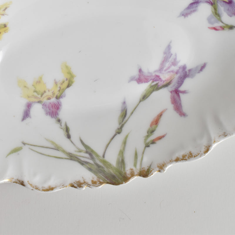 Antique Raviers Limoges Elite Iris D