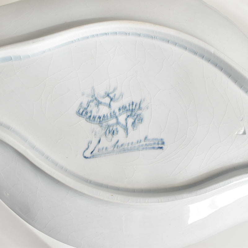 Antique Luneville GUI (Mistletoe) LACHENAL A Terrine