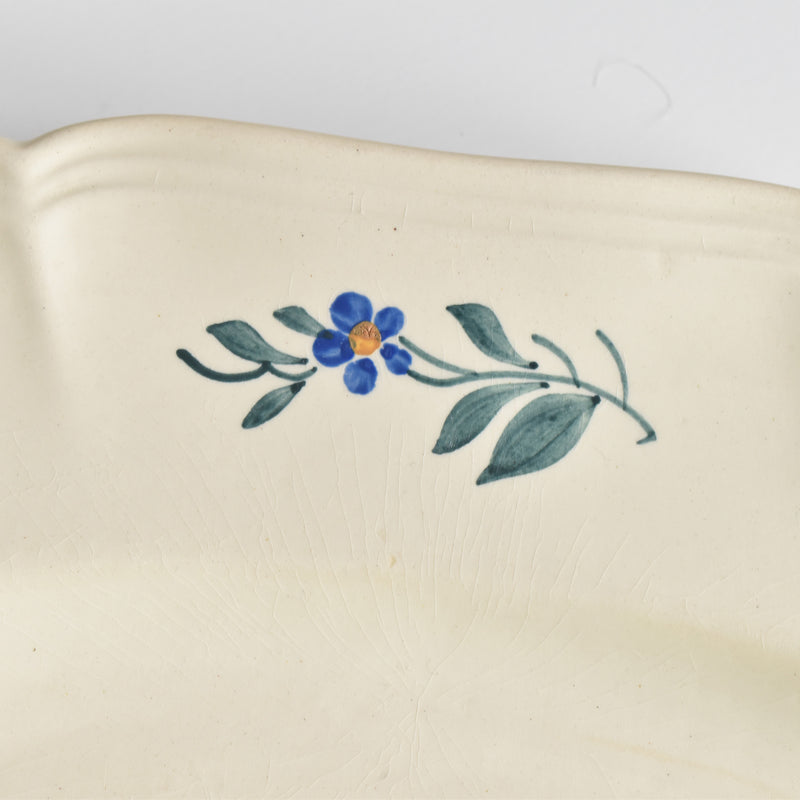 Vintage Rectangular Platter Digoin & Sarreguemines Yann