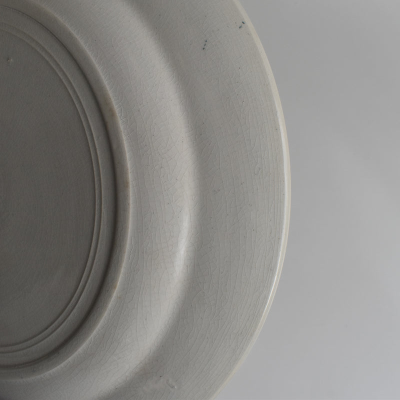 Antique Large Plate VveG Clairefontaine Récamier