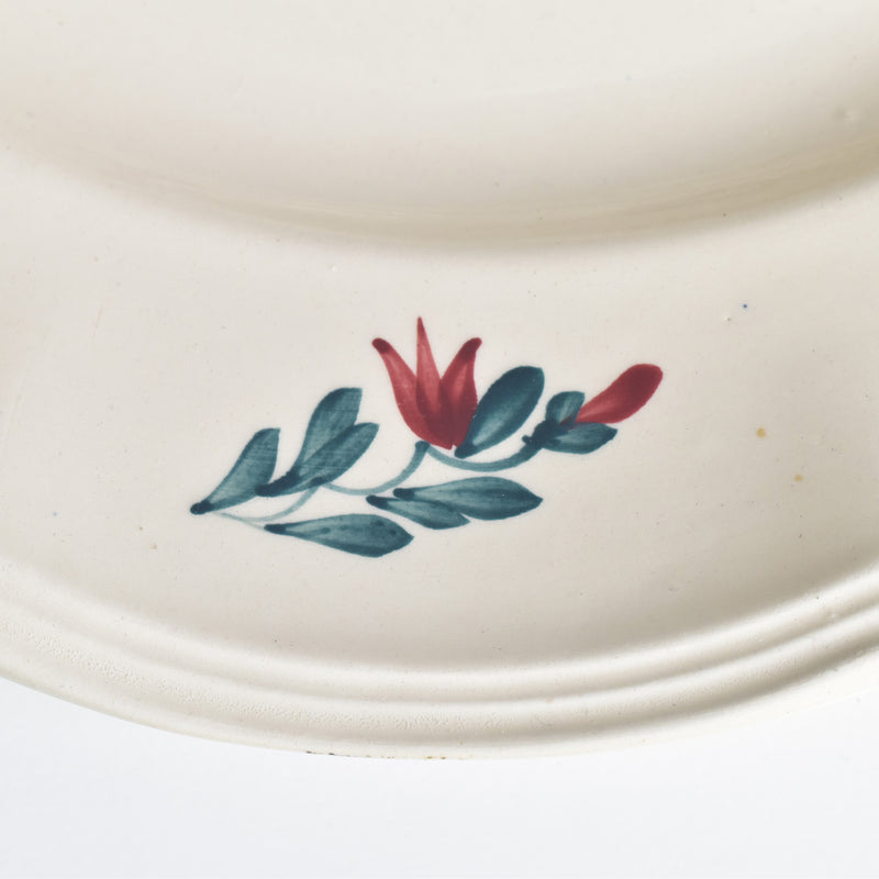 Vintage Large Plate Digoin & Sarreguemines Yann