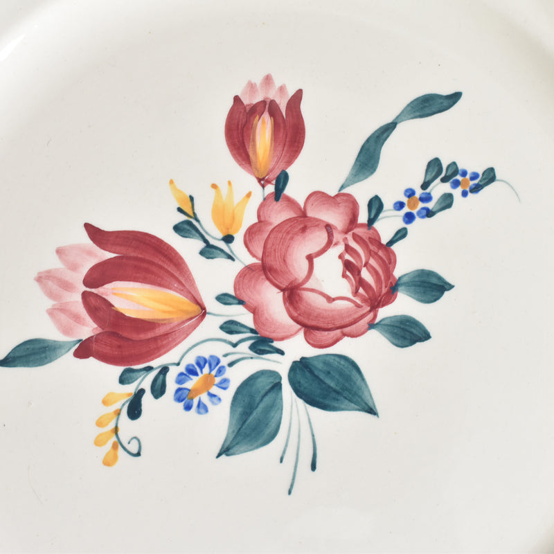 Vintage Large Plate Digoin & Sarreguemines Yann