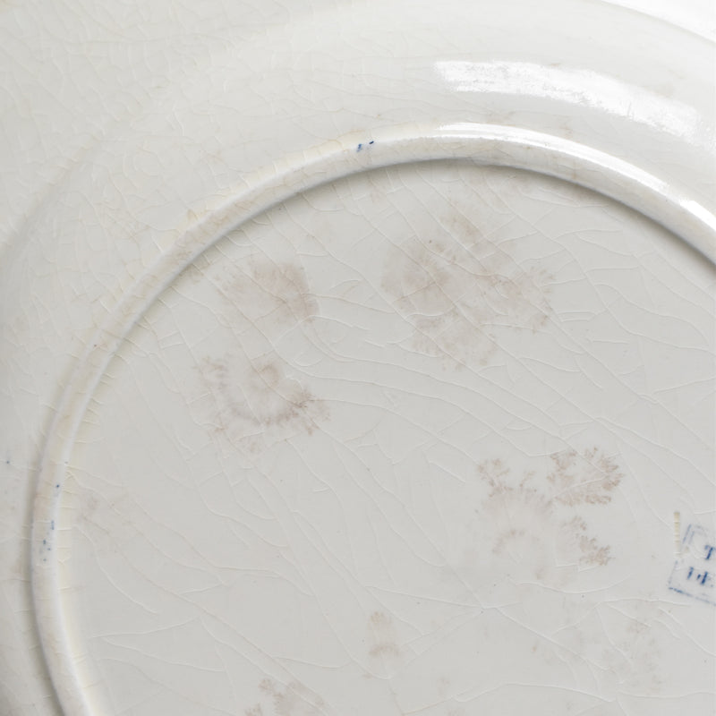 Antique Deep Plate S&G Clairefontaine Rocaille