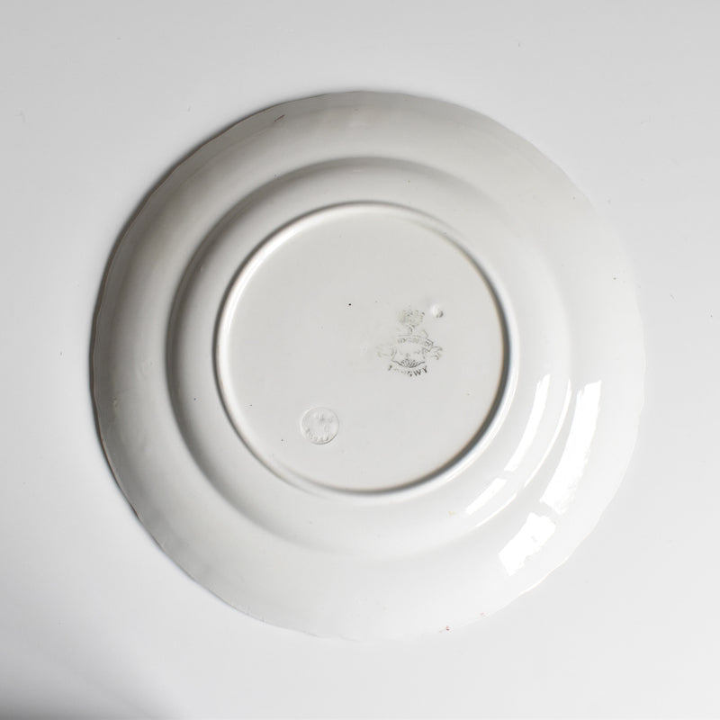 Antique Plate - Longwy Montmorency