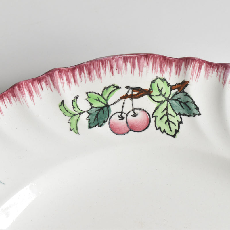 Antique Plate - Longwy Montmorency