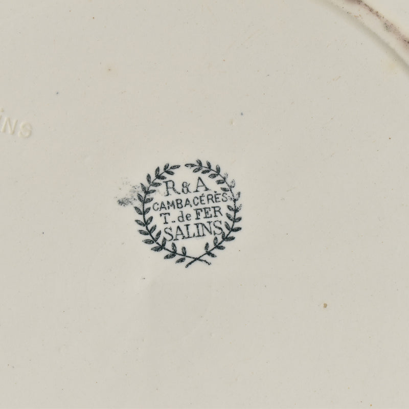 アンティーク大皿 R&A サラン Cambacérès（カンバセレス）