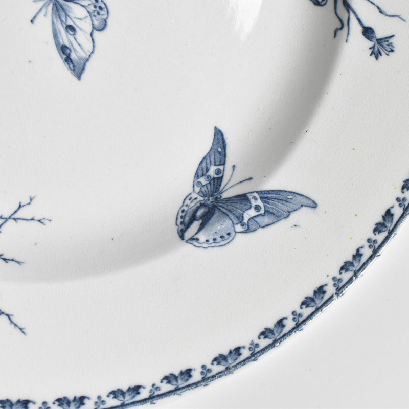 Antique large plate U&C Sarreguemines Carmen