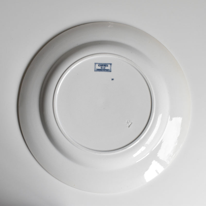Antique large plate U&C Sarreguemines Carmen