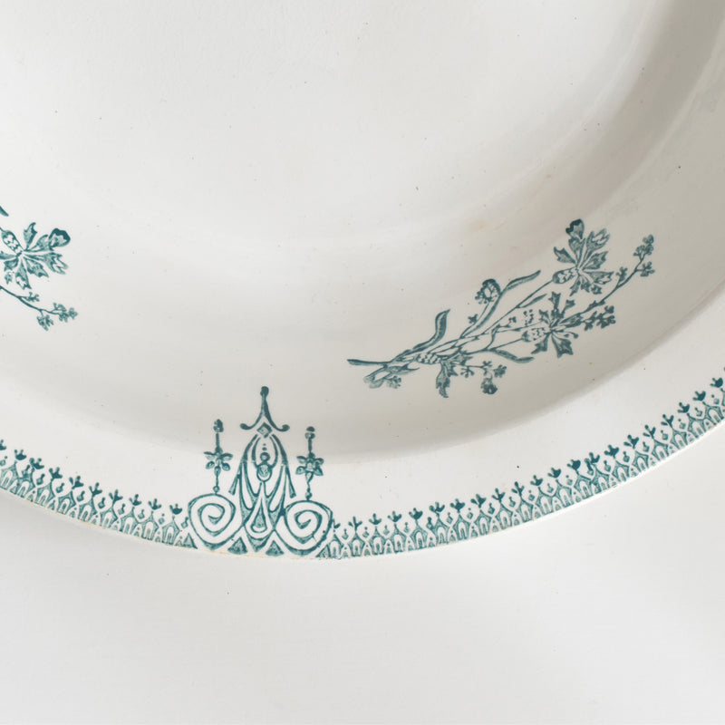 Antique deep dish, Saint-Amand 4003 A