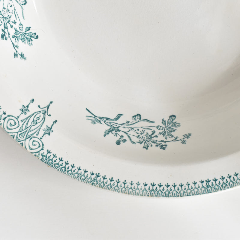 Antique deep dish, Saint-Amand 4003 A