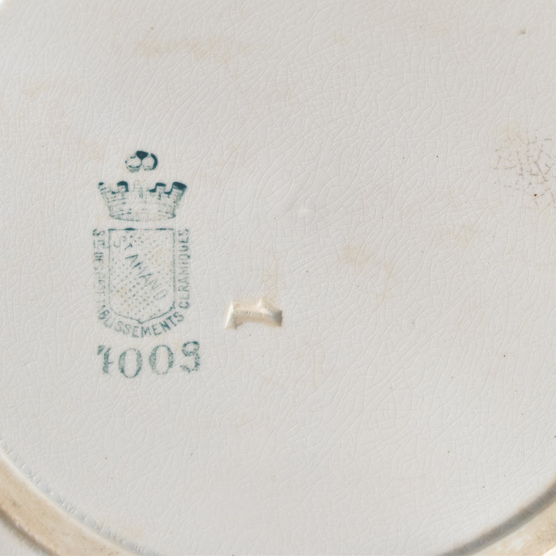 Antique deep dish, Saint-Amand 4003 A