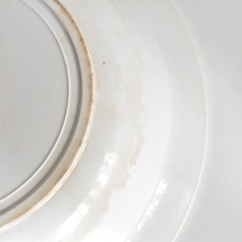 Antique deep plate, Saint-Amand 4003 B