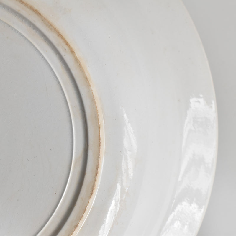 Antique deep plate, Saint-Amand 4003 B