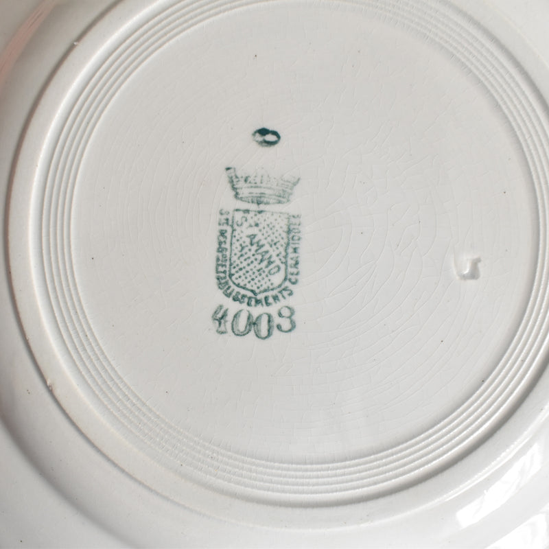 Antique Plate Saint-Amand 4003 A