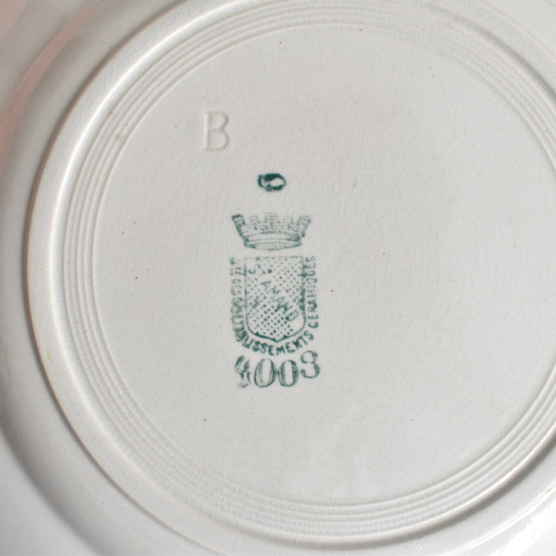 Antique Plate: Saint-Amand 4003 E