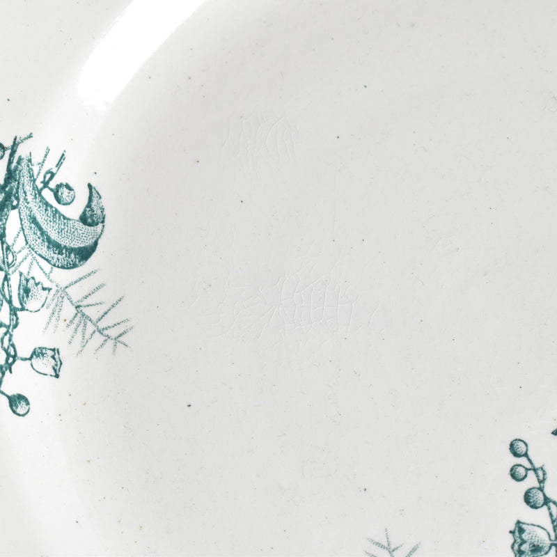 Antique Pedestal Plate Saint Amand Muguet (Lily of the Valley)