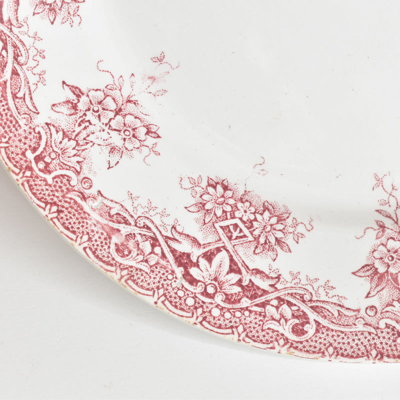 Antique Dessert Plate, Saint-Amand, Prima A