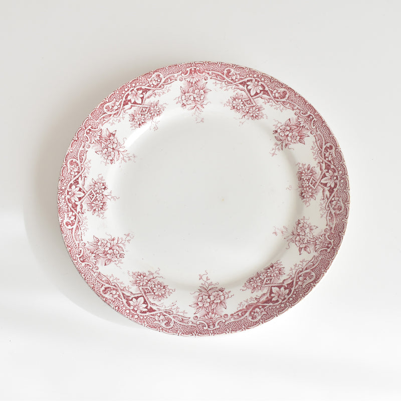 Antique Dessert Plate, Saint-Amand, Prima A