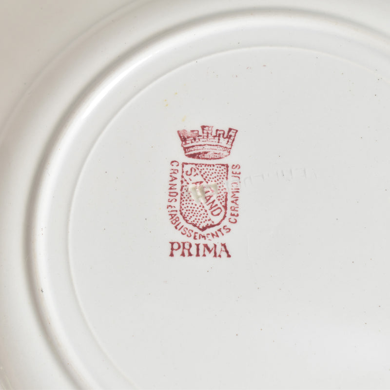 Antique Dessert Plate, Saint-Amand, Prima A